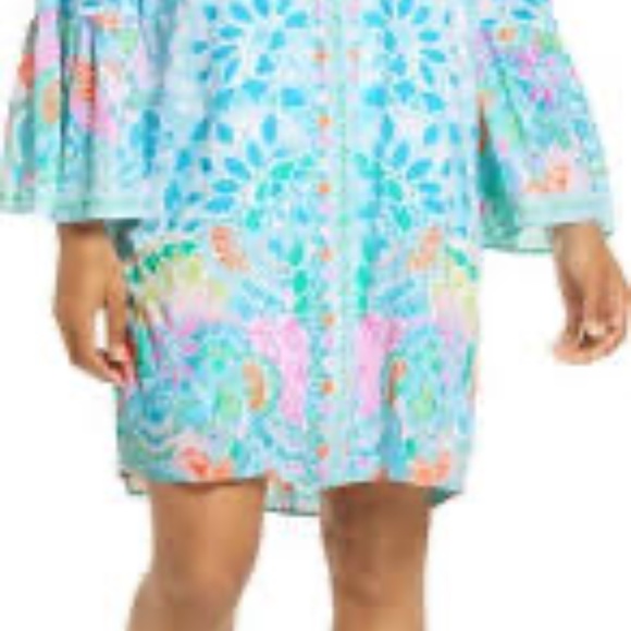 Lilly Pulitzer Nevie Off the Shoulder Dress Size Small - Picture 7 of 8